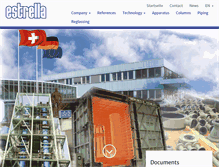 Tablet Screenshot of estrella.ch